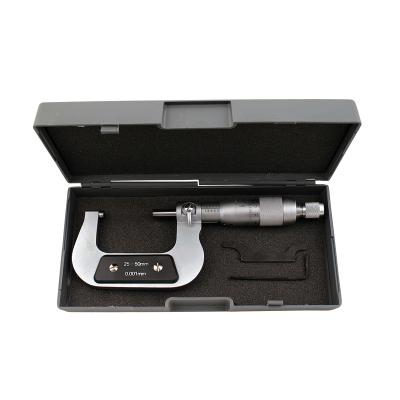 Mikrometerskrue 50-75x0,001 mm med parallaxefri nonius aflæsning